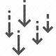 adjustment, arrows, change, decrease, down, increase, up icon