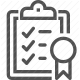 assessment, checklist, evaluation, inspection, quality control, review, verification icon