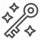 access, authentication, entry, key, metal, password, privacy, safe, security, shiny icon