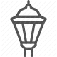 illumination, lamp, lantern, light fixture, lighting, outdoor, streetlight icon