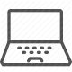 computer, electronics, laptop, notebook, personal computer, portable, technology icon