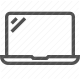 computer, electronic device, laptop, notebook, personal computer, portable computer, technology icon