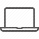 computer, electronics, laptop, notebook, personal device, portable, technology icon