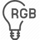 electricity, energy, idea, innovation, light bulb, lighting, rgb icon