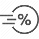 banking, credit, finance, interest rate, loan, money, percentage icon