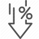 borrowing, credit, debt, finance, interest rate, loan, mortgage icon