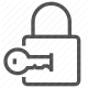 key, lock, padlock, privacy, protection, safe, security icon