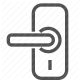 access, door, keyhole, lock, privacy, safety, security icon