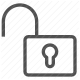 lock, padlock, privacy, protection, safe, security, unlock icon