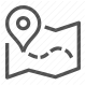 destination, direction, gps, location, map, navigation, travel icon