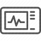 cardiology, healthcare, heartbeat, hospital, medical, monitor, vital signs icon