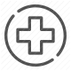 aid, clinic, cross, emergency, healthcare, hospital, medical icon