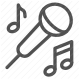 audio, karaoke, microphone, music, performance, singing, sound icon