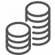 banking, coins, currency, finance, investment, money, savings icon