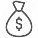 banking, currency, dollar, finance, investment, money, savings icon