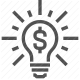 currency, finance, idea, innovation, investment, lightbulb, money icon