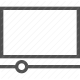 computer, desktop, display, electronic, monitor, screen, ui element icon