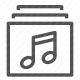 audio, melody, music, note, song, sound, tune icon