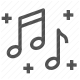 harmony, melody, music, notes, song, sound, tune icon