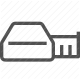 computer accessory, connectivity, ethernet port, hardware, network adapter, networking, wired internet icon