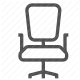 desk chair, ergonomic, furniture, office chair, seating, swivel chair, workplace icon