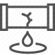 barrel, energy, fuel, leak, oil, petroleum, spill icon