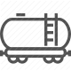 energy, fuel, industry, oil tanker, petroleum, railcar, transport icon