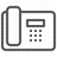 old style phone, call, communication, contact, device, office equipment, technology, telephone icon