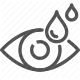 eye, eyecare, hydration, ophthalmology, optometry, tears, vision icon