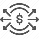 currency, dollar, finance, money, payment, transaction, transfer icon