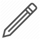 drawing, graphite, pencil, sharp, stationery, wooden, writing icon