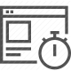 efficiency, load time, measurement, performance, speed, stopwatch, timing icon