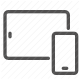 electronics, gadgets, mobile, personal devices, smartphone, tablet, technology icon