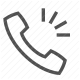 call, communication, phone, receiver, telephone icon