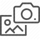 camera, digital photo, image, photo gallery, photography, picture, snapshot icon