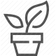 biology, botany, education, growth, photosynthesis, plant, science icon