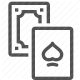 betting, card games, casino, gambling, luck, playing cards, spades icon