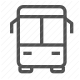 bus, commute, public transport, transit, transportation, travel, vehicle icon