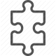 challenge, game, interlocking, jigsaw, piece, puzzle, solution icon