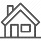 building, home, house, property, real estate, realty, residential icon