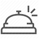 bell, concierge, front desk, hospitality, hotel, reception, service icon