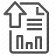 analysis, chart, data, document, paper, report, statistics icon