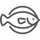 cuisine, fish, food, marine, restaurant, seafood, sushi icon