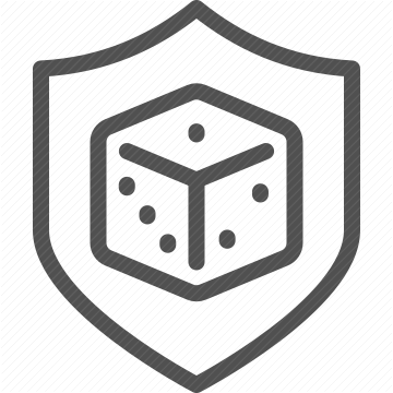 protection, safety, uncertainty, strategy, shield, dice, risk management