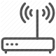 connectivity, hardware, internet, networking, router, wifi, wireless icon