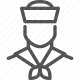 captain, marine, maritime, nautical, navigation, sailor, sea travel icon