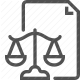 balance, court, document, equality, justice, law, legal, rights, scales of justice icon