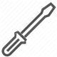 construction, hand tool, hardware, maintenance, repair, screwdriver, tools icon