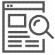 browse, explore, find, investigate, lookup, magnifying glass, search icon