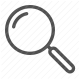 examine, find, inquiry, lens, magnify, search, zoom icon